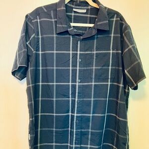 Icebreaker Men's Plaid Short Sleeve Merino Wool Button-Down Shirt